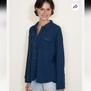 NWT Simply Southern Waffle Knit Shacket